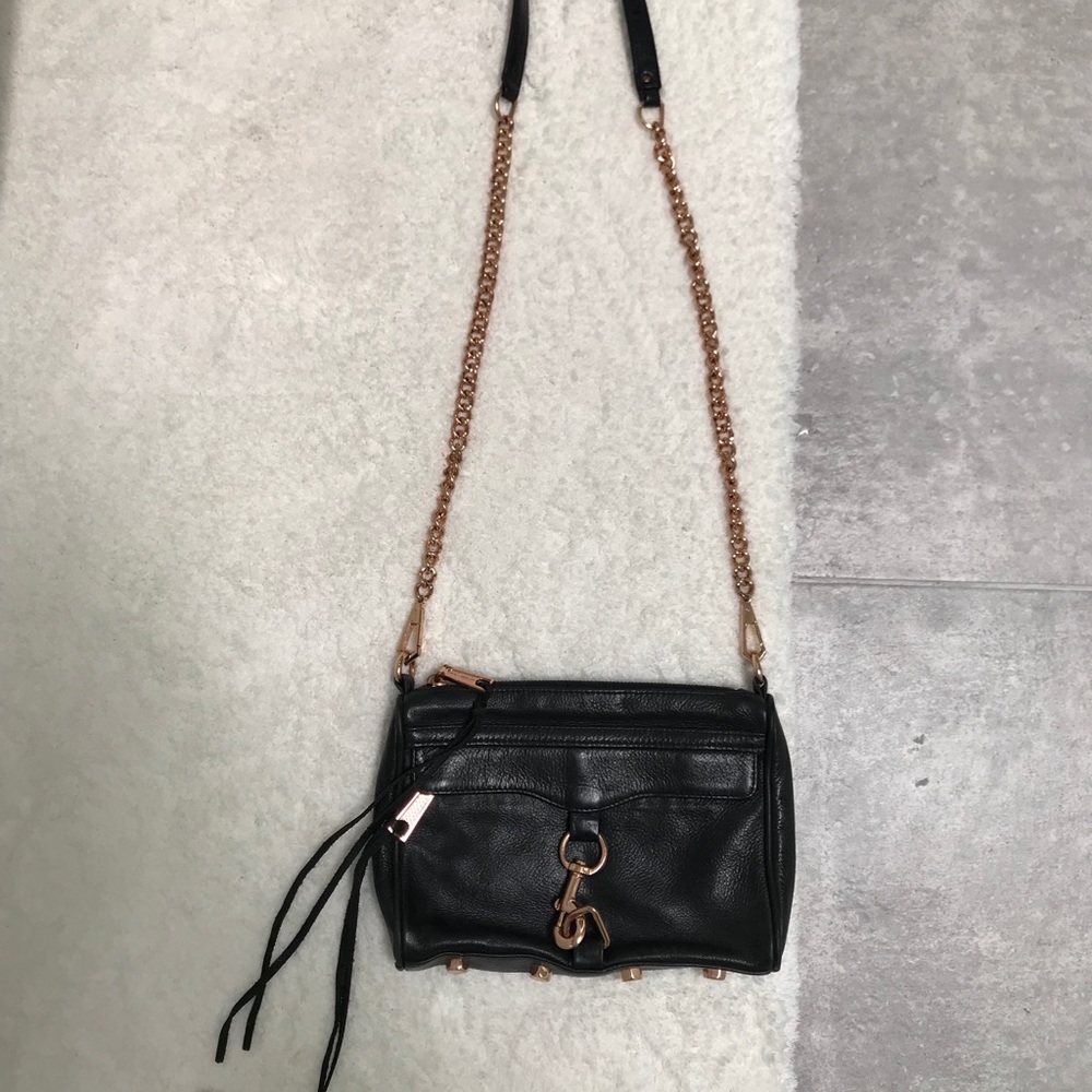 Rebecca Minkoff Mini M.A.C. Crossbody (rose gold)